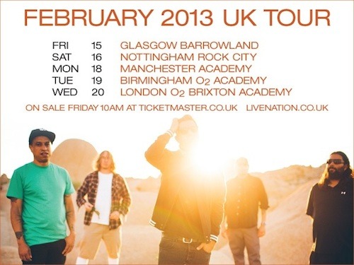 deftones european tour dates